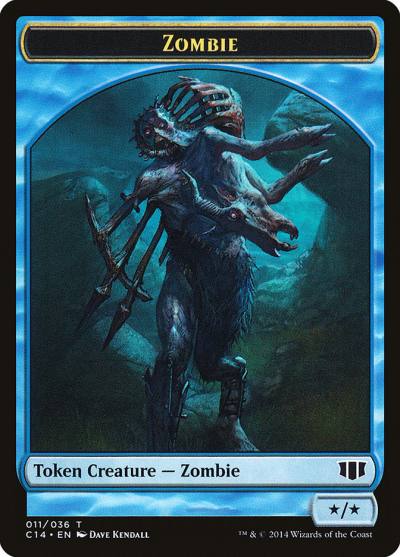 Zombie TC14-11 Commander 2014 Tokens Magic card