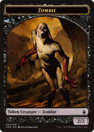 Zombie TCMA-5 Commander Anthology Tokens Magic card