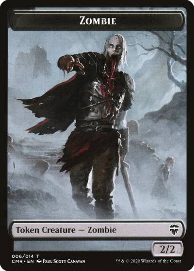 Zombie TCMR-6 Commander Legends Tokens Magic card