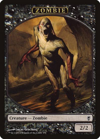 Zombie TCNS-3 Conspiracy Tokens Magic card