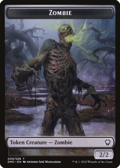 Zombie TDMU-9 Dominaria United Tokens Magic card