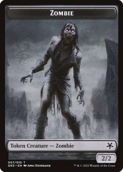 Zombie TGN3-7 Game Night: Free-for-All Tokens Magic card