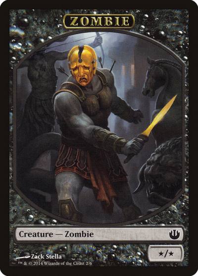Zombie TJOU-2 Journey into Nyx Tokens Magic card