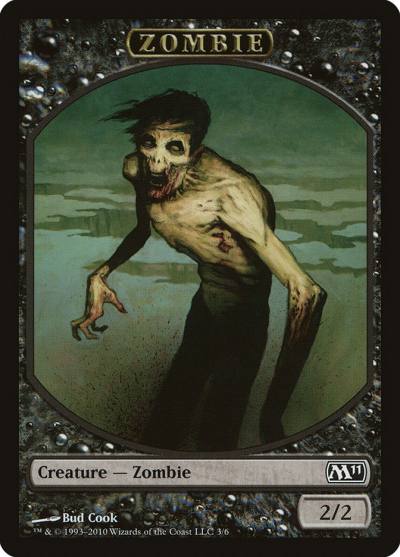 Zombie TM11-3 Magic 2011 Tokens Magic card
