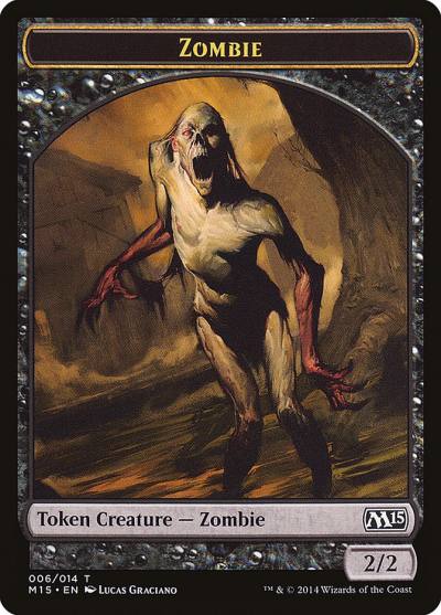 Zombie TM15-6 Magic 2015 Tokens Magic card
