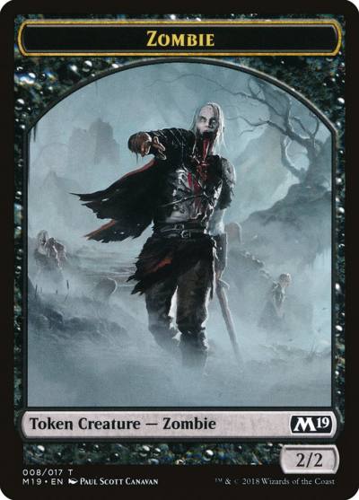 Zombie TM19-8 Core Set 2019 Tokens Magic card