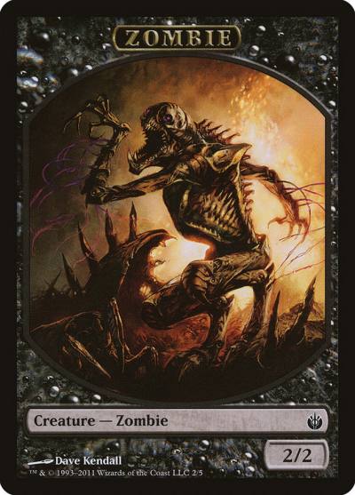 Zombie TMBS-2 Mirrodin Besieged Tokens Magic card
