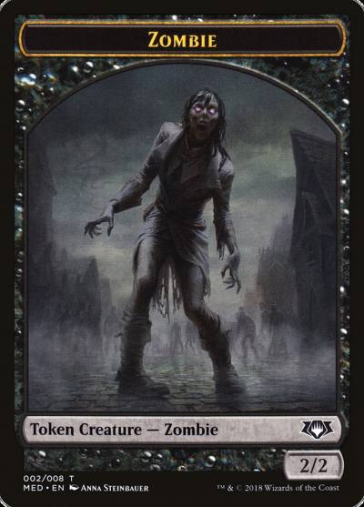 Zombie TMED-G2 Mythic Edition Tokens Magic card