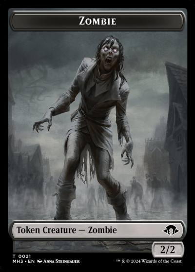 Zombie TMH3-21 Modern Horizons 3 Tokens Magic card