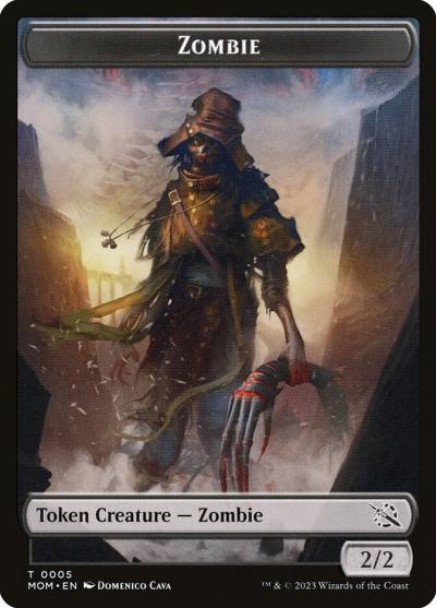 Zombie TMOM-5 March of the Machine Tokens Magic card