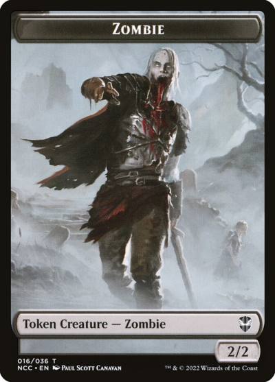 Zombie TNCC-16 New Capenna Commander Tokens Magic card