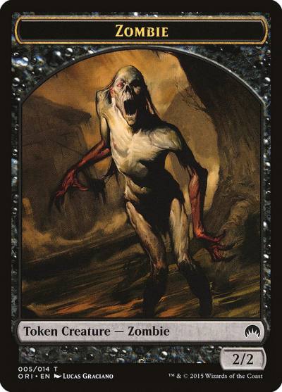 Zombie TORI-5 Magic Origins Tokens Magic card