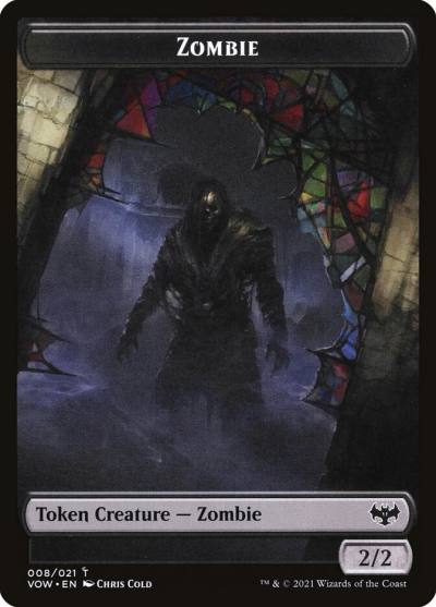 Zombie TVOW-8 Innistrad: Crimson Vow Tokens Magic card