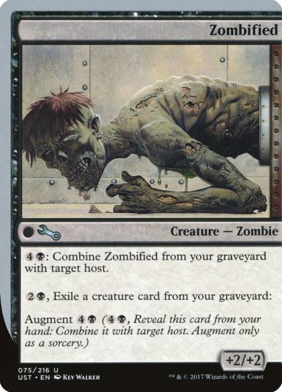 Zombified UST-75 Unstable Magic card
