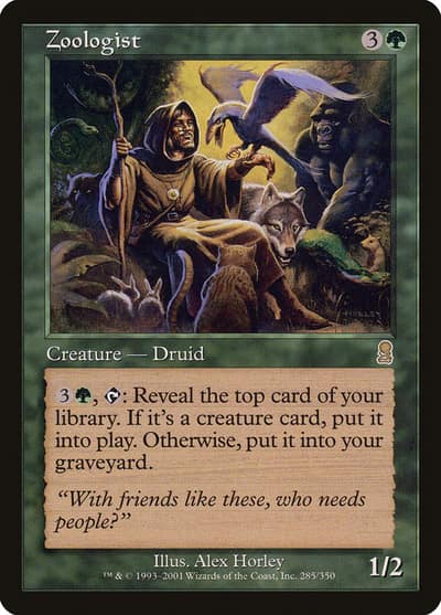 Zoologist ODY-285 Odyssey Magic card