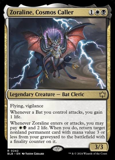 Zoraline, Cosmos Caller BLB-242 Bloomburrow Magic card