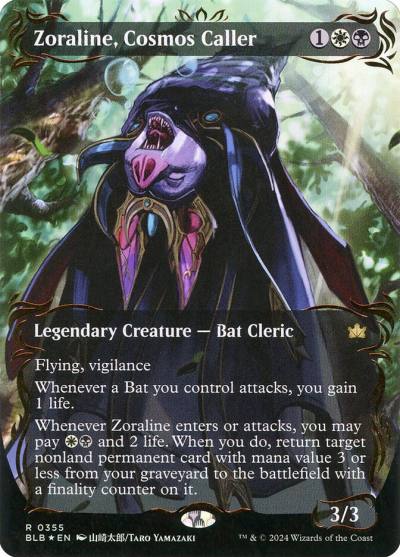 Zoraline, Cosmos Caller BLB-355 Bloomburrow Magic card