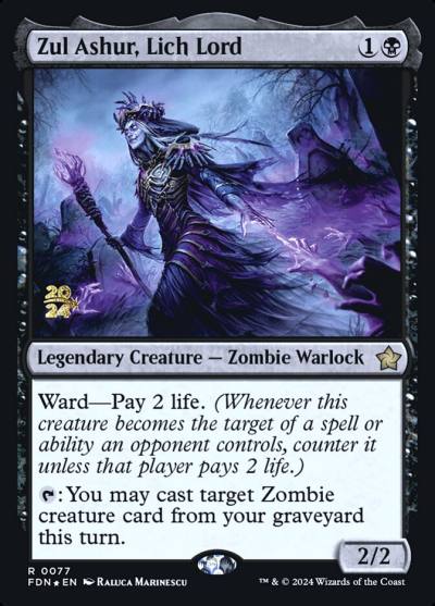 Zul Ashur, Lich Lord PFDN-77S Foundations Promos Magic card