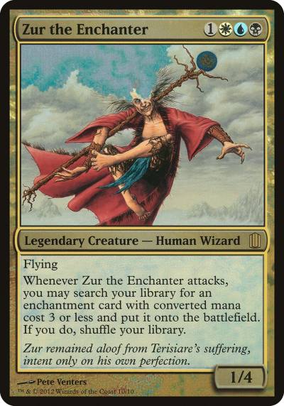 Zur the Enchanter OCM1-10 Commander's Arsenal Oversized Magic card